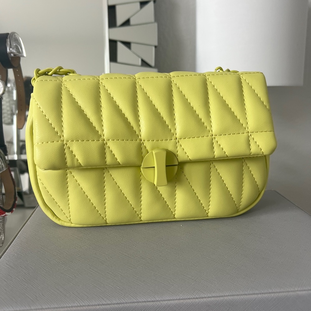 New lime beautiful summer bag